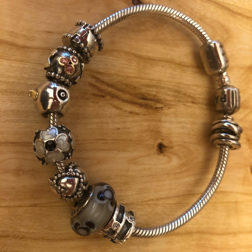 Sterling Silver Pandora Bracelet